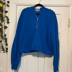 Scuba Oversized Half-Zip Hoodie